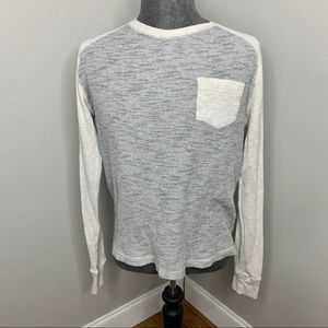 Men’s Long Sleeve Raglan Distortion Shirt L